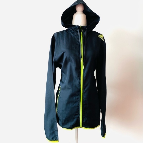 𝅺ADIDAS Women's Hooded Warm Up Jacket Size S - Picture 1 of 7